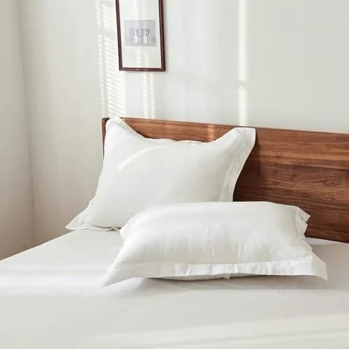 King Linens 100% Linen Pillow Shams 20'' x 36'' | Breathable & Soft, Pack of 2 thumbnail 9