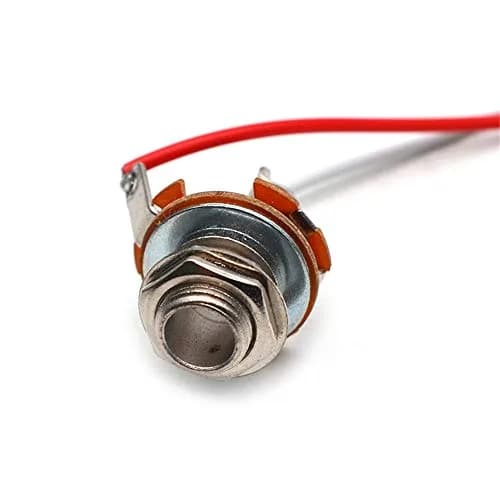SAPHUE Guitar Wiring Harness Set Prewired 500K Big Pots 5 Way Switch with Black Knobs for Electric Guitar thumbnail 6