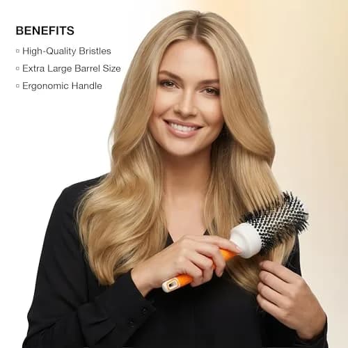 GK HAIR Global Keratin Large Thermal Round Brush 53mm | Anti-Static Frizz Control for Styling thumbnail 5