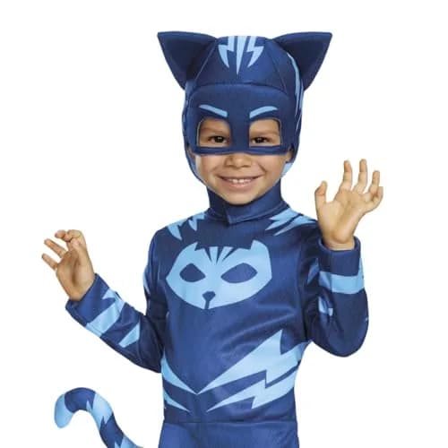 Disguise Catboy Costume for Kids, Official PJ Masks Costume Jumpsuit, Size (7-8) | Licensed & Comfortable thumbnail 4