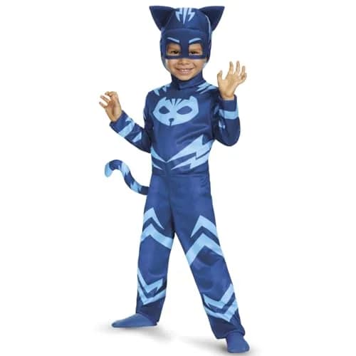 Disguise Catboy Costume for Kids, Official PJ Masks Costume Jumpsuit, Size (7-8) | Licensed & Comfortable thumbnail 2