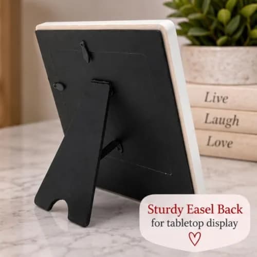BANBERRY DESIGNS I Love You to the Moon and Back Photo Frame | Heart Shaped Romantic Gift for Her, 8x8 thumbnail 5