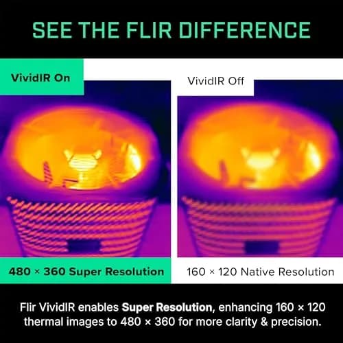FLIR ONE Pro Thermal Camera for iPhone Lightning Port - 480x360 Super Resolution - view 4
