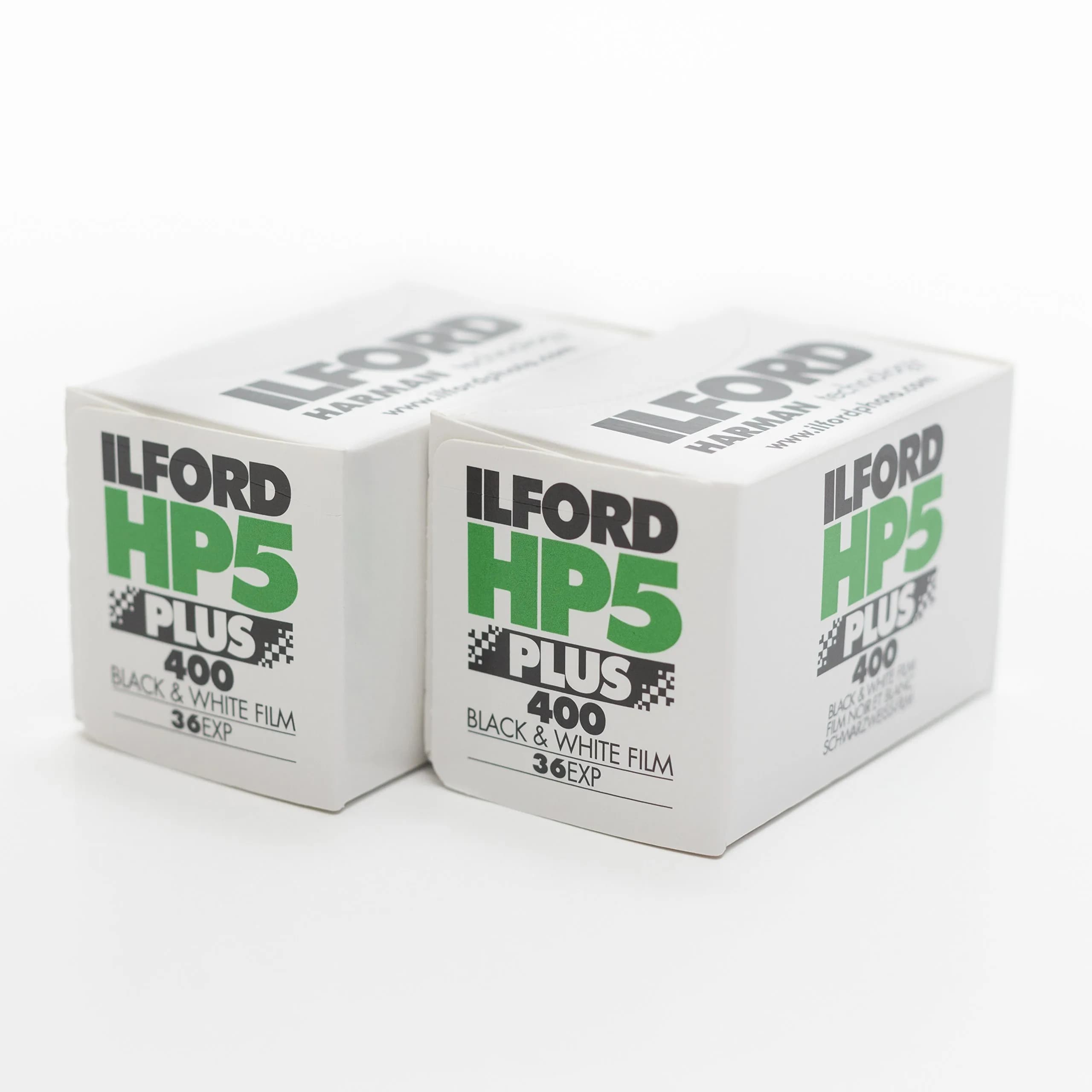 Ilford HP5 Plus Black and White Film 35mm 2-Pack | ISO 400, 36 Poses, Sharp & Fine Grain — Black