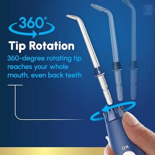 Waterpik Aquarius Countertop Water Flosser Blue 22 fl oz (650 ml) | ADA Accepted Oral Irrigator thumbnail 6