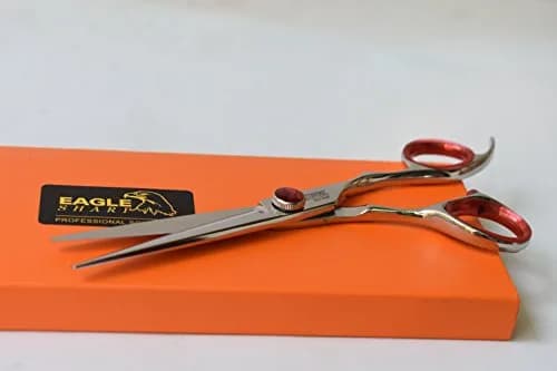 EAGLE SHARP Professional Hair Cutting Shears 5.5 Inch | Convex Edge Japanese 440C Stainless Steel thumbnail 3