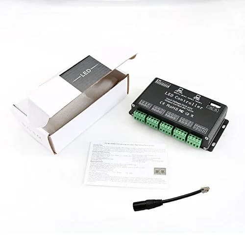 AMKI DMX 512 LED Decoder Controller for RGB Tape Strip Light Dimmer Driver (12 Channel) thumbnail 3