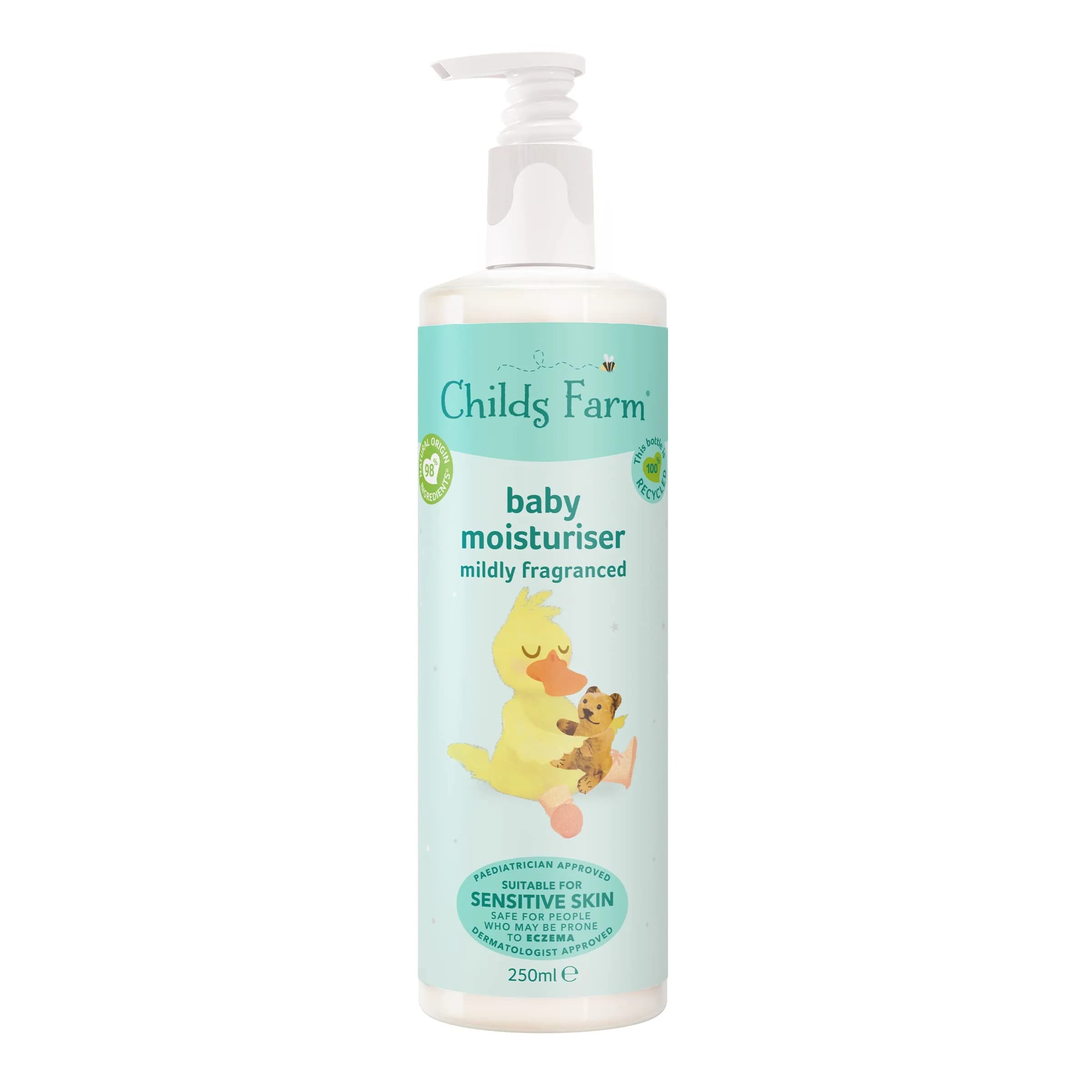 Childs Farm Baby Moisturiser 250ml (8.5 Fl Oz) - Gentle Lotion for Sensitive Skin & Eczema - main product image