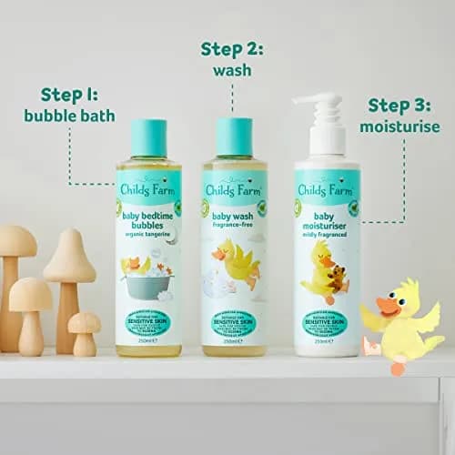 Childs Farm Baby Moisturiser Cherry Scent 250ml (8.5 Fl Oz) | Hypoallergenic for Sensitive Skin thumbnail 5