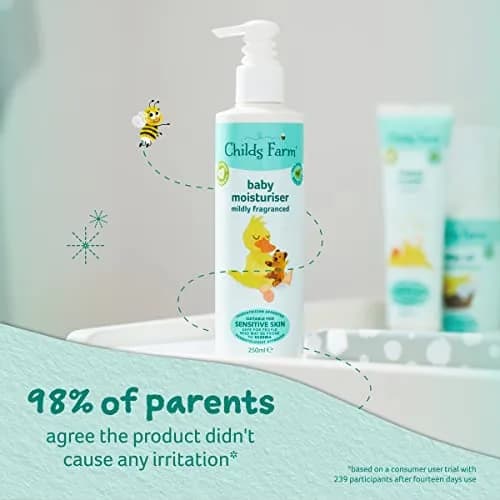 Childs Farm Baby Moisturiser Cherry Scent 250ml (8.5 Fl Oz) | Hypoallergenic for Sensitive Skin thumbnail 3