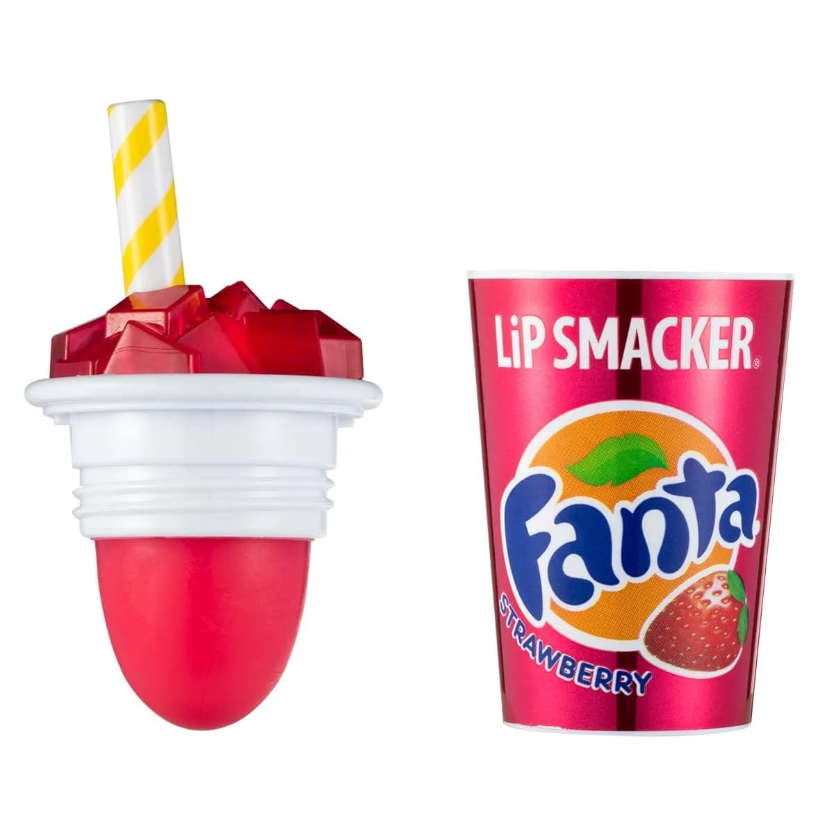 Lip Smacker Strawberry Fanta Coca-Cola Lip Balm 0.26 oz (7.4g) | Hydrating & Flavorful - view 3