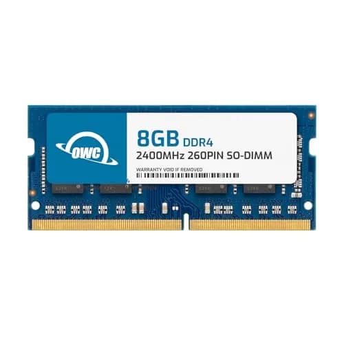 OWC 8GB DDR4 PC4-19200 2400MHz SO-DIMM RAM for iMac & Laptops | 8GB (1x8GB) Module thumbnail 1
