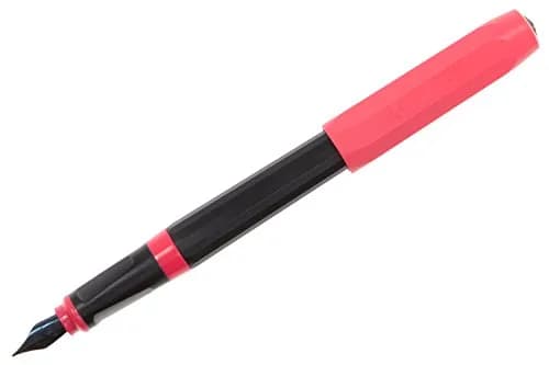 Kaweco Perkeo Fountain Pen Black/Pink Medium Nib | Ergonomic Grip for Fatigue-Free Writing thumbnail 1