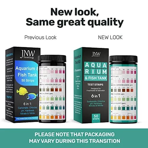 JNW Direct 9-in-1 Aquarium Test Strips - 100 Count | Freshwater & Saltwater Water Quality Testing thumbnail 2