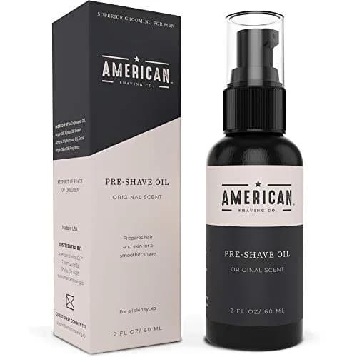American Shaving Co. Pre-Shave Oil 2 Oz | Natural Blend for Men’s Skin, Protects Razor Burn, Effortless & Smooth Shave thumbnail 1