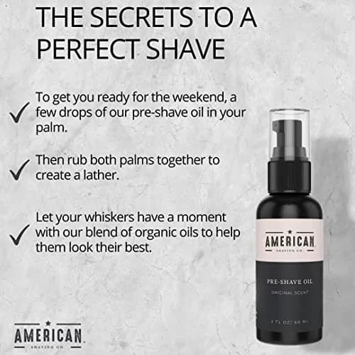 American Shaving Co. Pre-Shave Oil 2 Oz | Natural Blend for Men’s Skin, Protects Razor Burn, Effortless & Smooth Shave thumbnail 4