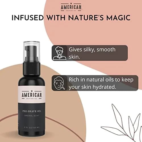 American Shaving Co. Pre-Shave Oil 2 Oz | Natural Blend for Men’s Skin, Protects Razor Burn, Effortless & Smooth Shave thumbnail 8