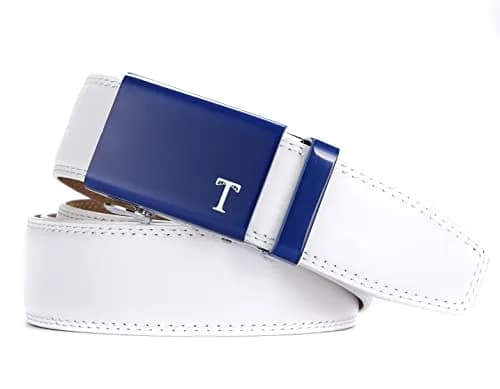 Tonywell Leather Ratchet Belt 32"-45" | Adjustable, Genuine Leather, Automatic Buckle thumbnail 2