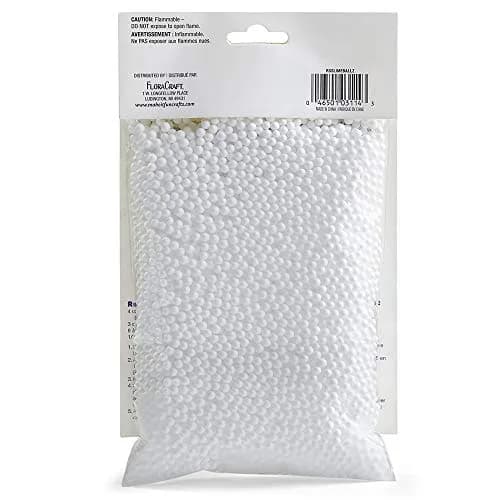 FloraCraft Slime Ballz 2 Cups White | Foam Micro Beads for DIY Floam, Safe & Fun (70-120 chars) thumbnail 2
