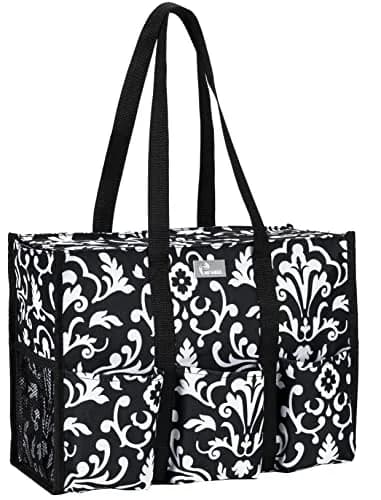Pursetti Teacher Tote Large | Paisley Large Utility Bag for Women & Moms thumbnail 1