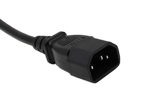 Cerrxian IEC 320 C14 16cm 90° C13 Female to C14 Male Power Extension Cord thumbnail 6
