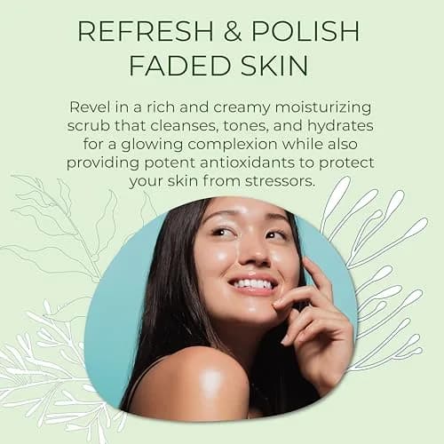 Sea-El Coconut Kiwi Exfoliating Face Scrub 4 Oz | Hydrating, Calming & Purifying thumbnail 2