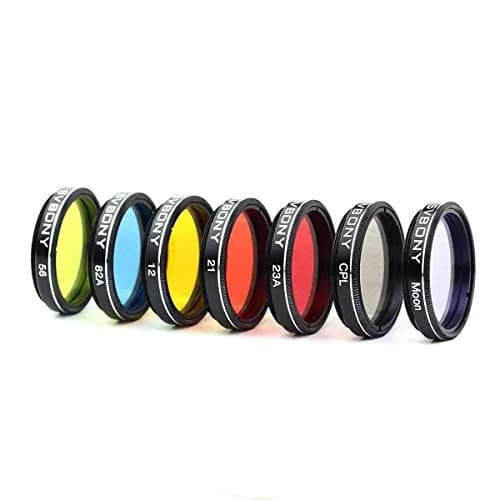 SVBONY Telescope Filters 1.25" Moon, CPL, Five Color Filter Kit(7PCS) | Multi-Coated Optical Glass for Astronomy thumbnail 6