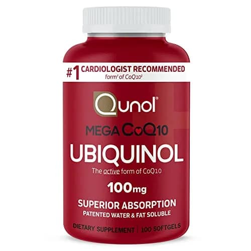 Qunol Mega Ubiquinol CoQ10 100mg Softgels (100 Count) | Superior Absorption for Heart Health thumbnail 1