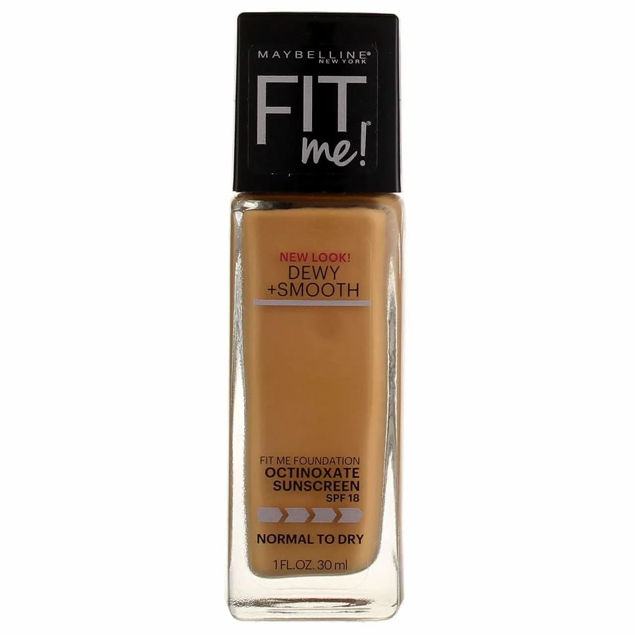Maybelline Fit Me Dewy + Smooth Foundation, Golden Beige, 1 fl. oz. - Hydrating Luminous Finish thumbnail 2