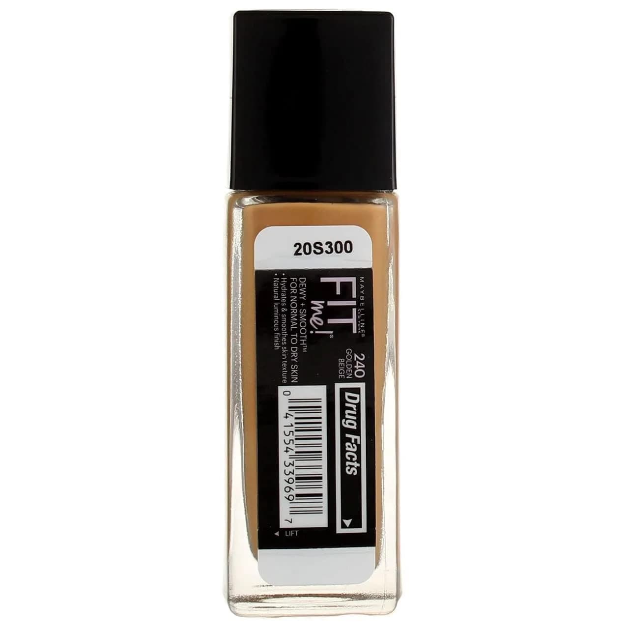 Maybelline Fit Me Dewy + Smooth Foundation, Golden Beige, 1 fl. oz. - Hydrating Luminous Finish thumbnail 3
