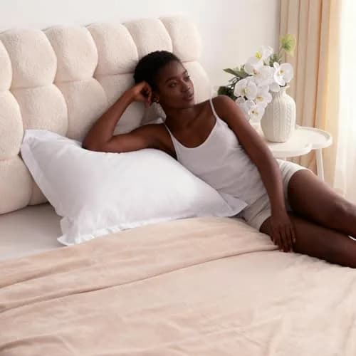 NTBAY Pillow Shams Set of 2 | Microfiber, White, 20 x 26 Inches thumbnail 4