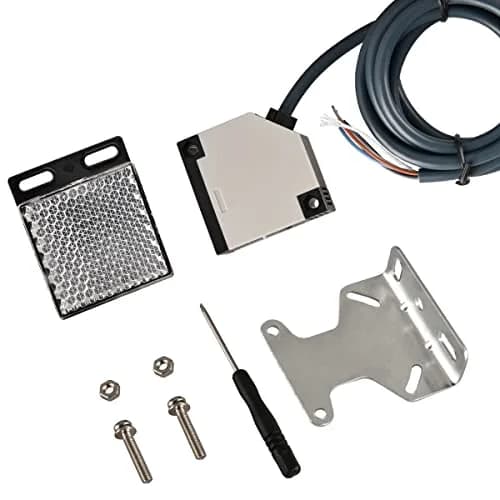 Heschen Photoelectric Sensor Switch DC12-24V 4m Detection Range | Feedback Reflection Type thumbnail 5