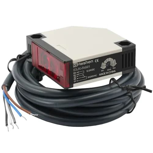 Heschen Photoelectric Sensor Switch DC12-24V 4m Detection Range | Feedback Reflection Type thumbnail 1
