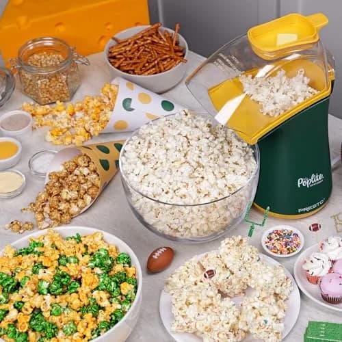 Presto Poplite Hot Air Popcorn Popper 18 Cups | Built-In Butter Melter & Measuring Cup thumbnail 4