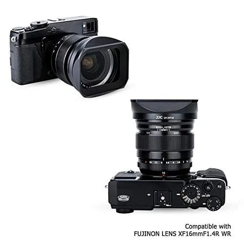 JJC Metal Lens Hood for Fuji XF 16mm F1.4 R WR Lens | Bayonet Mount, Blocks Stray Light thumbnail 5