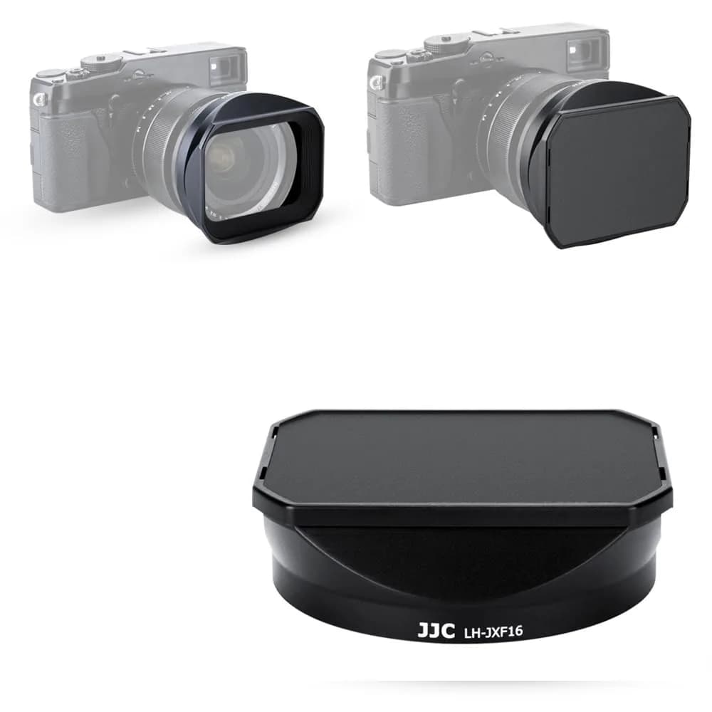 JJC Metal Lens Hood for Fuji XF 16mm F1.4 R WR Lens | Bayonet Mount, Blocks Stray Light - view 2