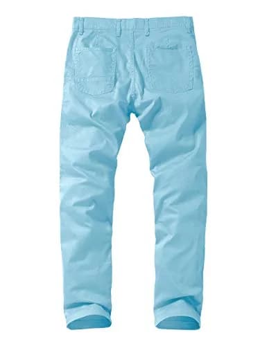 Match Men's Slight Stretch Regular Fit Chino Casual Pants 29 Navy Blue | All-Season Comfort & Modern Fit thumbnail 5