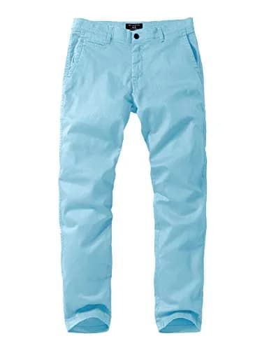 Match Men's Slight Stretch Regular Fit Chino Casual Pants 29 Navy Blue | All-Season Comfort & Modern Fit thumbnail 3