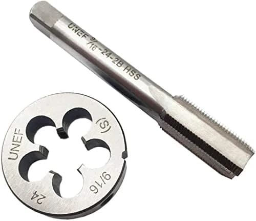 ASZLBYM 9/16-24" Tap And Die Set | UNEF HSS Threading Tools for Precision (70-120 chars) thumbnail 1