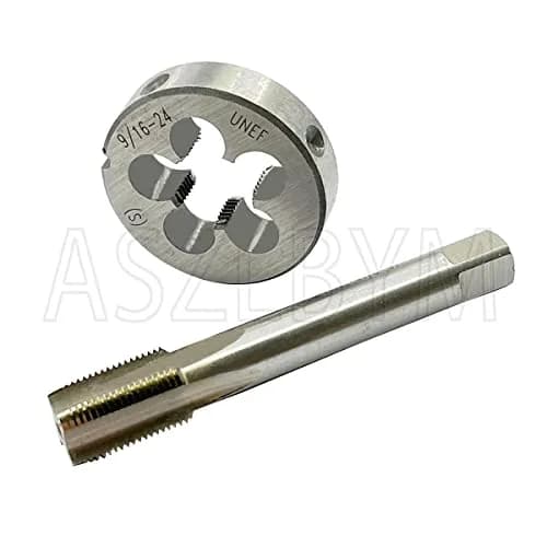 ASZLBYM 9/16-24" Tap And Die Set | UNEF HSS Threading Tools for Precision (70-120 chars) thumbnail 4