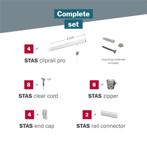 Stas Picture Hanging Systems Cliprail Pro White - Heavy Duty Art Rail 19.69 ft | Elegant & Strong Wall Mount thumbnail 3