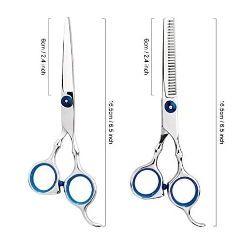Himart Hair Trimming Kit 7 Piece Set | Professional Hair Cutting & Thinning Shears for Men Women thumbnail 3