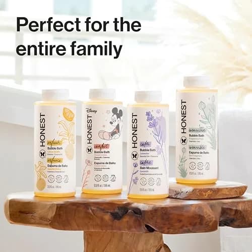 The Honest Company Fragrance-Free Bubble Bath 219ml (7.4 Fl Oz) | Hypoallergenic & Tear-Free for Sensitive Skin thumbnail 9