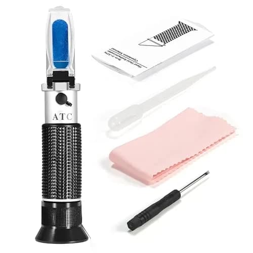 V·RESOURCING Wine Refractometer 0-40% Brix & 0-25% Alcohol | Handheld with ATC for Wine & Homebrew (100 words) thumbnail 8