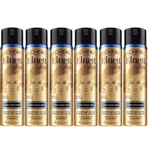 L'Oreal Paris Elnett Satin Extra Strong Hold Hairspray, 198 ml (6.6 Fl Oz) | Humidity Protection thumbnail 1