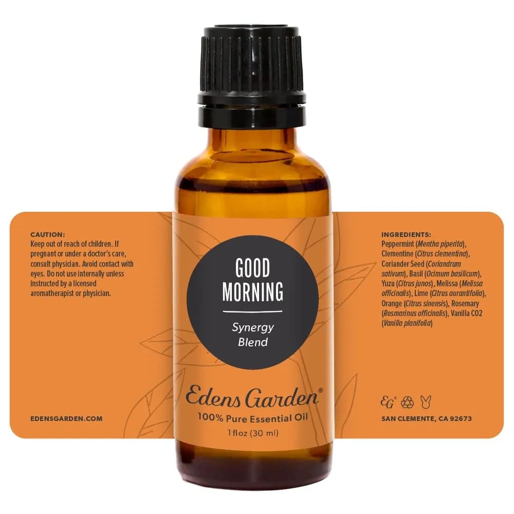 Edens Garden Good Morning Essential Oil Blend 30 ml (1 Fl Oz) | Invigorating Citrus Awakening - view 9