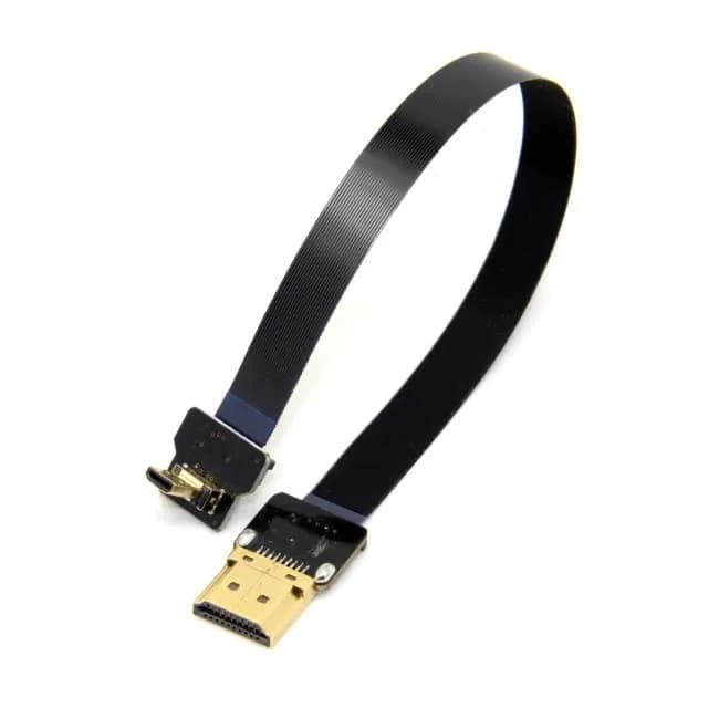JSER CYFPV 90 Degree Up Angled Micro HDMI to HDMI Flat Cable 50cm | FPV Aerial Photography thumbnail 12