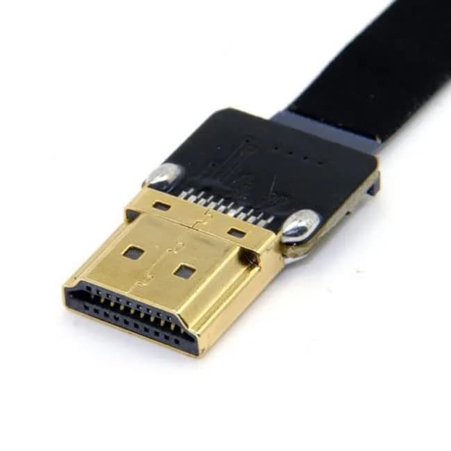 JSER CYFPV 90 Degree Up Angled Micro HDMI to HDMI Flat Cable 50cm | FPV Aerial Photography thumbnail 6