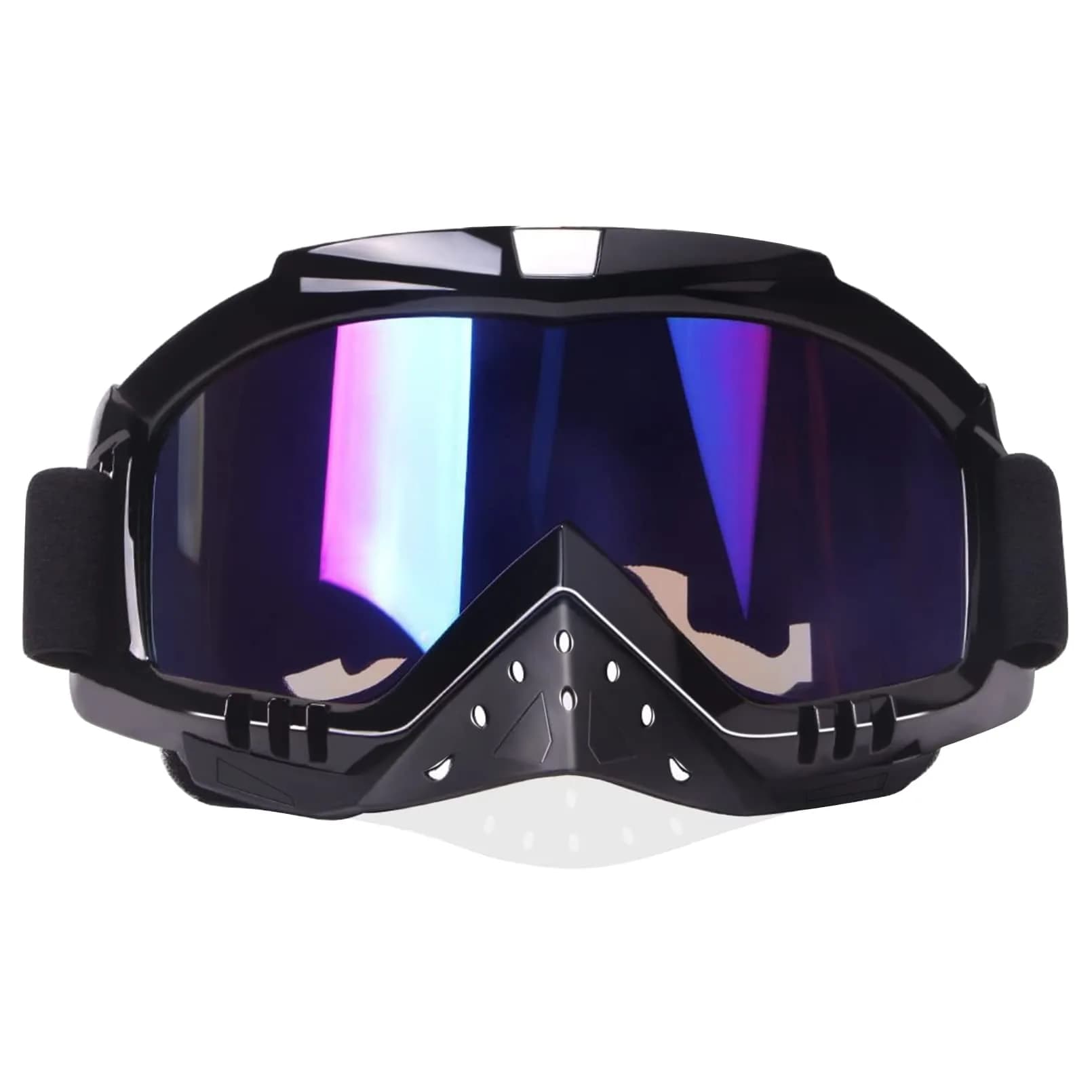 Dmeixs Motocross Goggles Full Rim Plastic, Multicolor Lens | Anti-Fog UV Protection - main product image