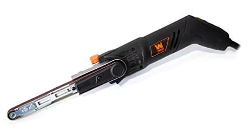 WEN 6307 Variable Speed Detailing File Sander with 1/2-by-18" Belt, 1080-1800 FPM | Auto-Tracking for Tight Spaces thumbnail 1